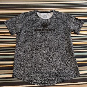 Saysky blue and green Graphic T-Shirt